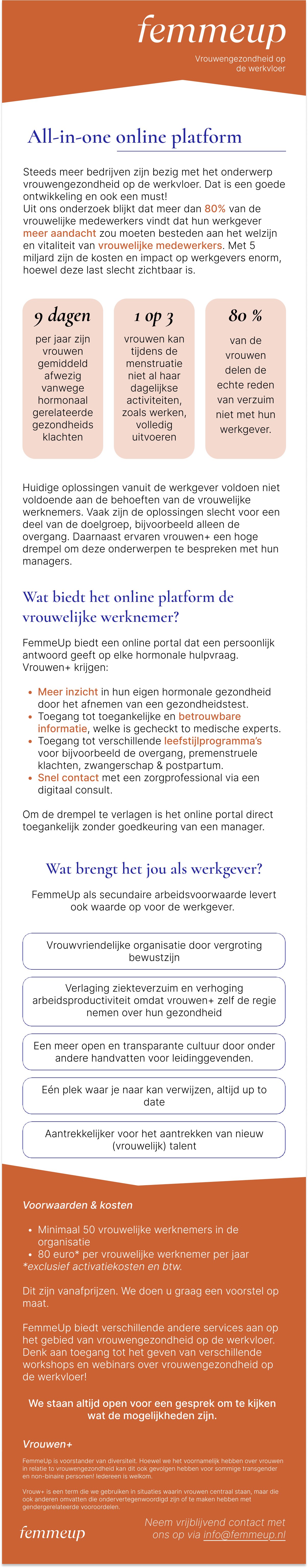 Flyer - All-in-one online platform